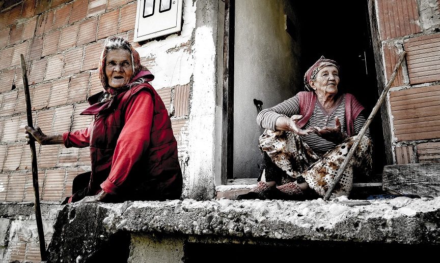 Carecentre widows Srebrenica